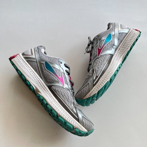 Brooks Womens Ghost 8 1201931B073 Gray Running Shoes Sneakers Size 9.5 B - Picture 6 of 9